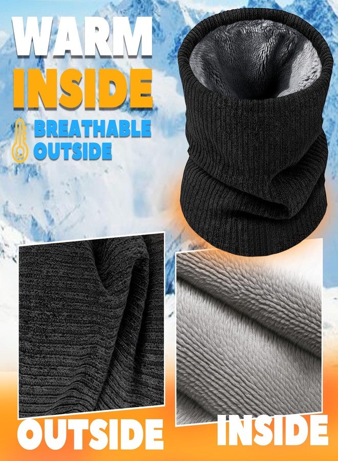 EPIMA Winter Neck Warmer for Men & Women, Fleece Neck Gaiter Face Scarf Hunting essentials, Outdoor Gear Thick Windproof Gaiter Mask for Cold Weather Sports, Nose Warmer, Black - Image 3